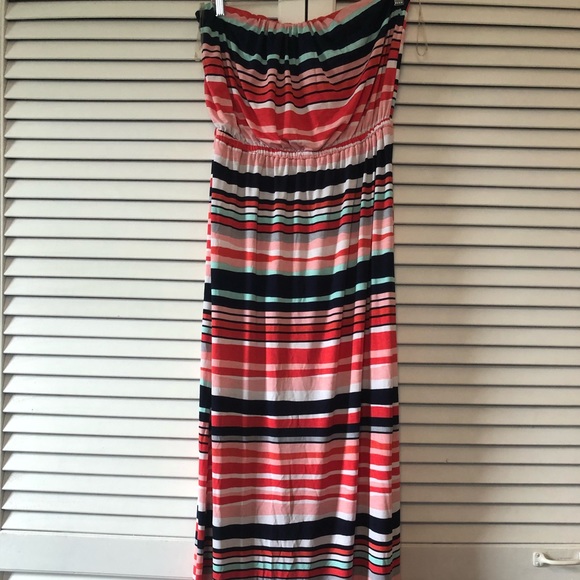 Multi Stripe Maxi Dress - Picture 1 of 2